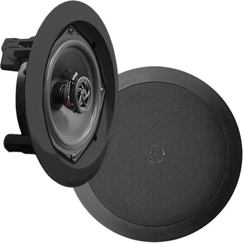 Pyle Pro PDICRDBK 5.25" In-Wall In-Ceiling 150W 2-Way Stereo Speakers