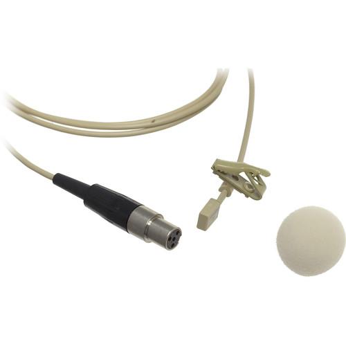 Shure WL93T Omnidirectional Lavalier Condenser Microphone for Wireless Systems, with 4