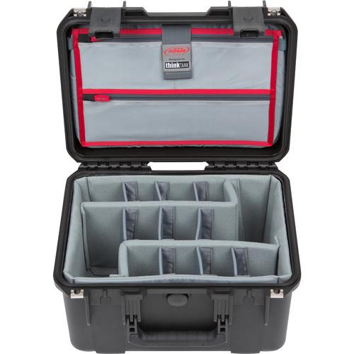 SKB iSeries 1510-9 Waterproof Utility Case with Foam Dividers and Lid Organizer