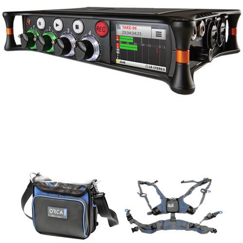 Sound Devices MixPre-6 Audio Recorder Mixer and USB Interface with Sound Bag and Harness Kit