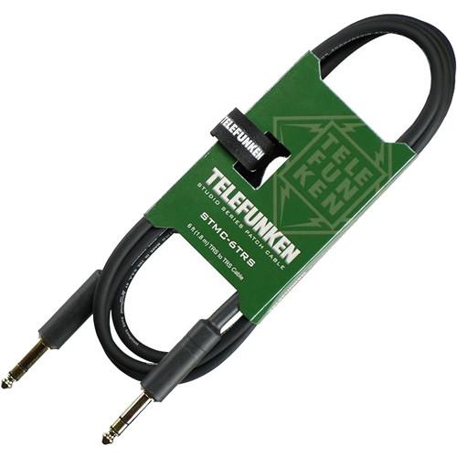 Telefunken Studio Series 1 4" TRS Male to 1 4" TRS Male Cable