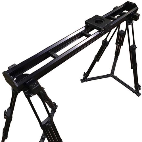 VariZoom VariSlider VSM1 Camera Slider with Two Tripods and Pair of Tripod Mounts