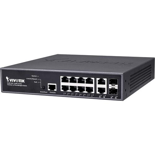 Vivotek AW-FET-060C-065 4-Port PoE Unmanaged Switch with Dual Uplink Ports