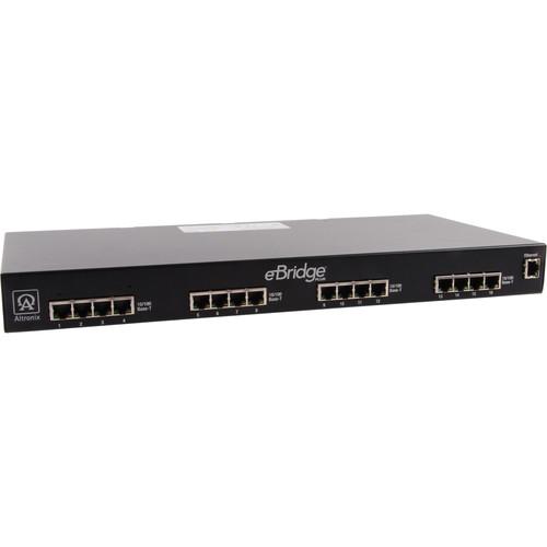 ALTRONIX eBridge 16-Port Managed IP Ethernet Transceiver with Coaxial Inputs over CAT5e Data and POE POE
