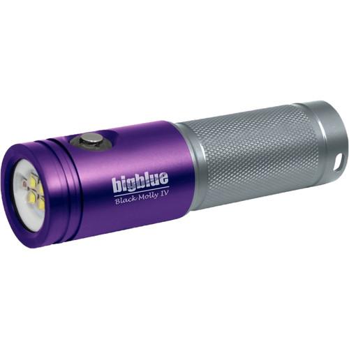 Bigblue Black Molly 4 Tri-Color LED Dive Light