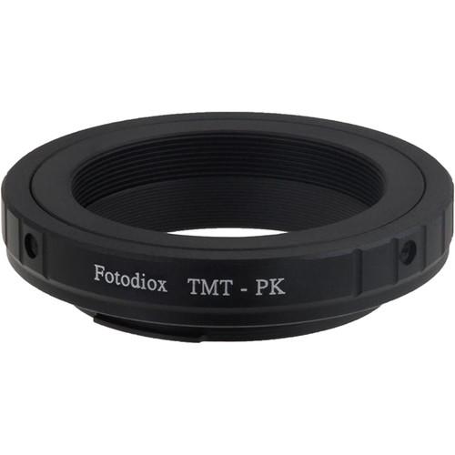 FotodioX Lens Mount Adapter for T-Mount T T-2 Screw Mount SLR Lens to Pentax K Mount SLR Camera Body