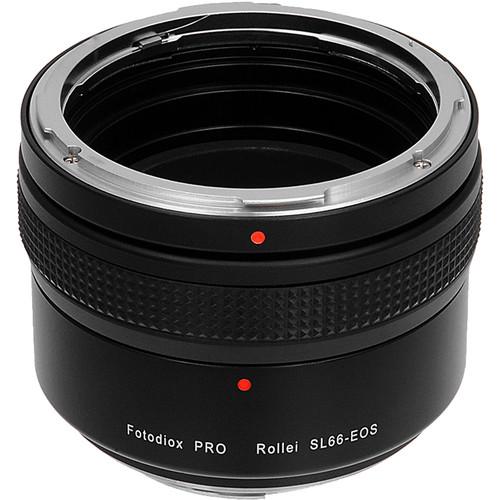 FotodioX Pro Lens Mount Adapter with Generation v10 Focus Confirmation Chip for Rolleiflex SL66-Mount Lens to Canon EF or EF-S Mount Camera