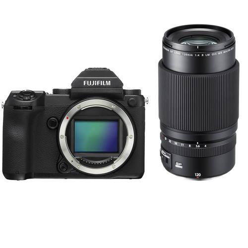 FUJIFILM GFX 50S Medium Format Mirrorless Camera with 120mm Macro Lens Kit