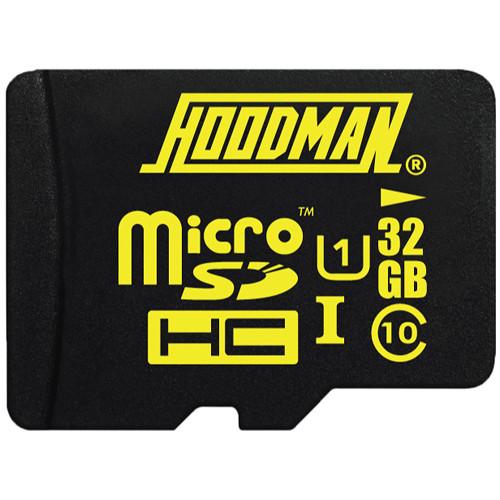 Hoodman 32GB UHS-I microSDHC Memory Card with SD Adapter