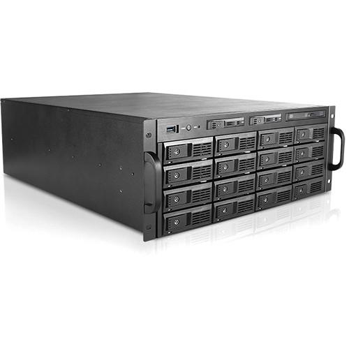 iStarUSA 4 RU 3.5" 16-Bay Tray-Less Storage Server Rackmount Chassis