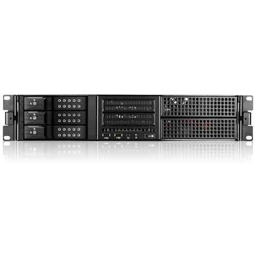 iStarUSA E-204L 2 RU E-ATX 4x 5.25" Bays Rackmount Chassis with BPN-DE230SS SAS SATA Trayless Hot-Swap Cage
