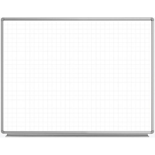 Luxor 48 x 36" Wall-Mounted Magnetic Ghost Grid Whiteboard