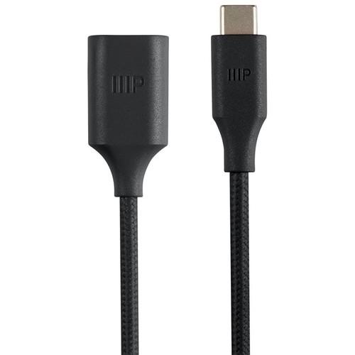 Monoprice USB 2.0 Type-C Male to USB Type-A Female Palette Series Extension Cable
