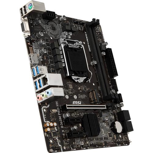 MSI B360M Pro-VH LGA 1151 Micro-ATX Motherboard