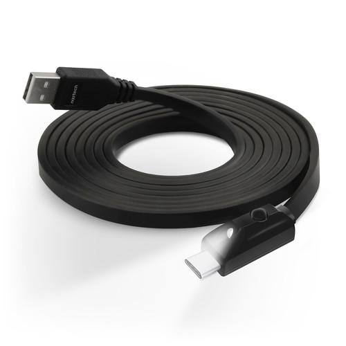 Naztech USB Type-C to Type-A Charge Sync Cable with LED Light