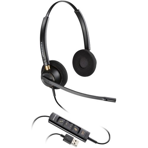 Plantronics EncorePro HW525 USB Binaural On-Ear Headset