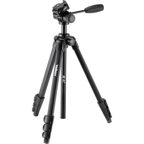 Velbon M47 4-Section Aluminum Tripod with 2-Way Fluid Head
