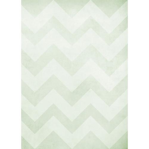 Westcott Washed Chevron Art Canvas Backdrop with Grommets