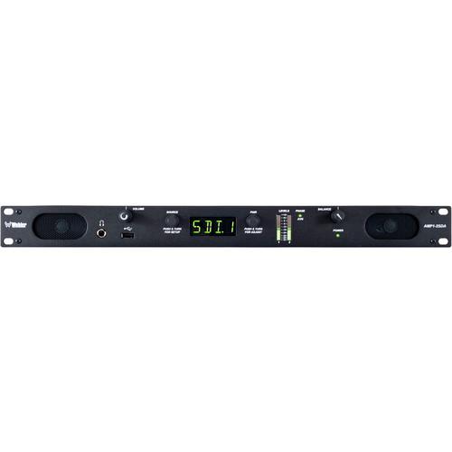 Wohler AMP1-2SDA 2-Channel Stereo Monitor with 3G HD SD-SDI, AES, and Analog Inputs with Additional Inputs