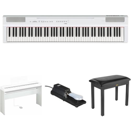 Yamaha P-125 88-Note Digital Piano with Home Studio Kit