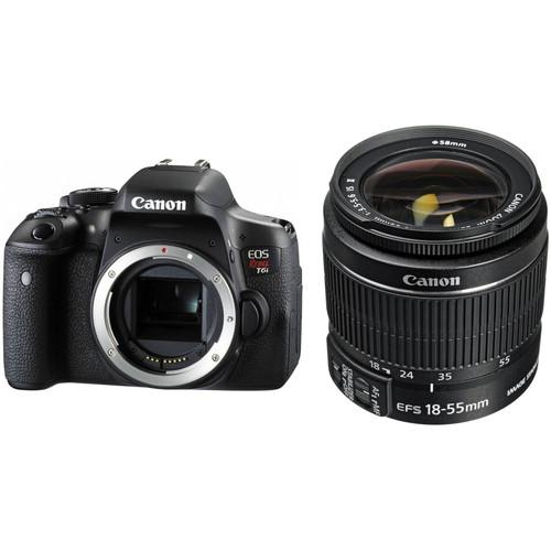Canon EOS Rebel T6i DSLR Camera with 18-55mm f 3.5-5.6 IS II Lens Kit