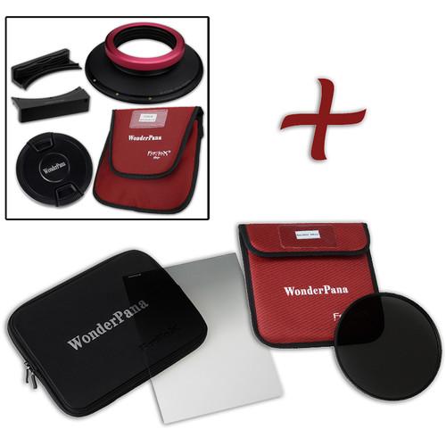 FotodioX WonderPana FreeArc XL Core Unit Kit for Sigma 14mm Art Lens with 186mm Slim, Solid Neutral Density 1.5 and 7.9 x 10.2" Hard-Edge Graduated Neutral Density 0.6 Filters