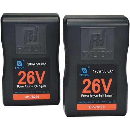 Fxlion BP-7S170 26V Lithium-Ion V-Mount Battery for LED Light and Cine Camera