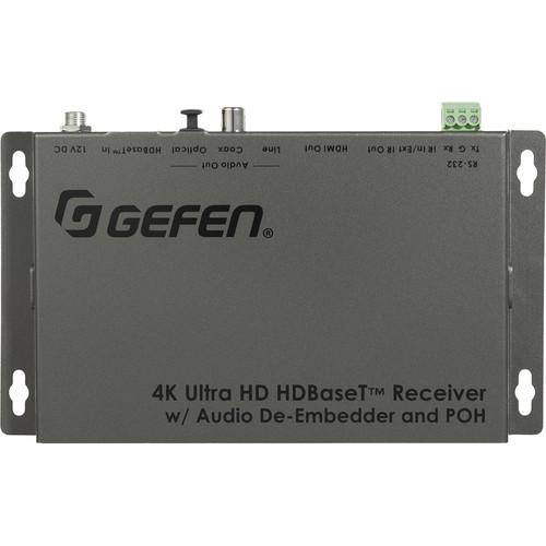Gefen 4K HDBaseT Receiver with Audio De-Embedder and PoH