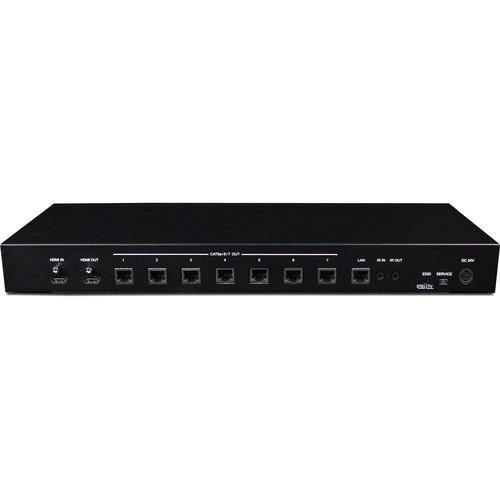 Link Bridge HDMI 1x8 Splitter over 7x HDBaseT and 1x HDMI
