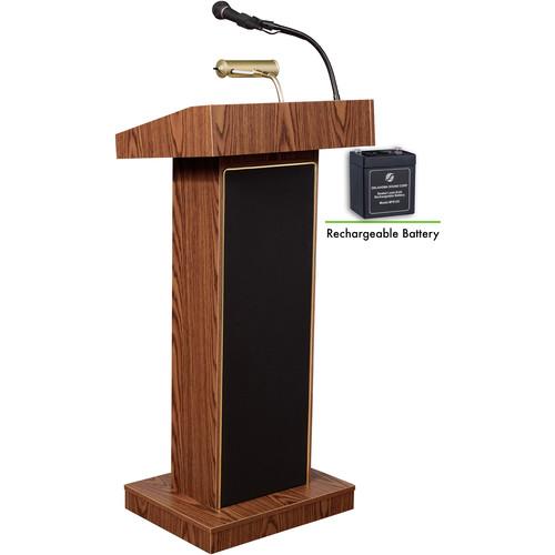 Oklahoma Sound Orator Lectern And Rechargeable Battery