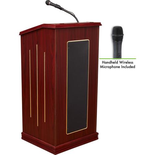 Oklahoma Sound Prestige Sound Lectern with Wireless Handheld Mic