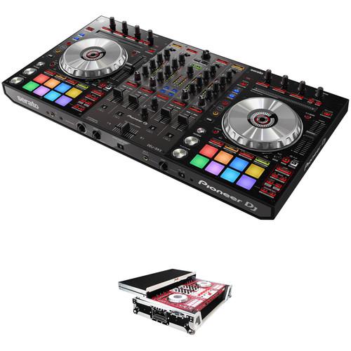 Pioneer DJ DDJ-SX3 Serato DJ Controller with Flight Case Kit