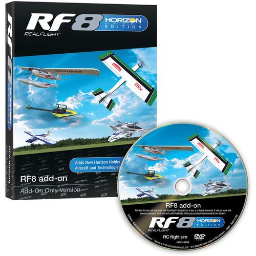Realflight 8 RF8 Horizon Hobby Edition Add-Ons Disc Only Full Simulator Software And Transmitter No