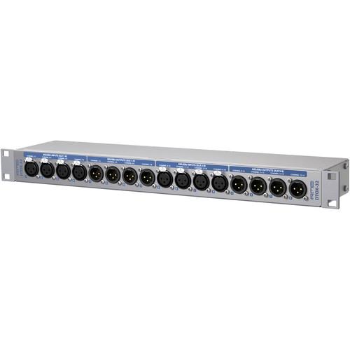 RME Dual Set of 25-Pin D-Sub to 4 XLR Male and 4 XLR Female Breakout Panel