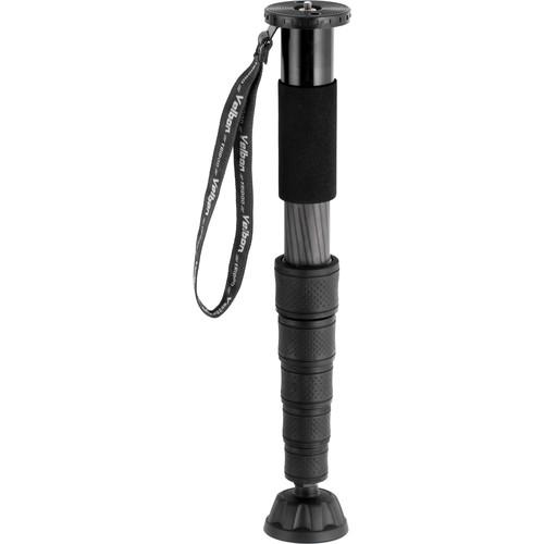 Velbon 6-Section Carbon Fiber Monopod 1 4" Head Screw