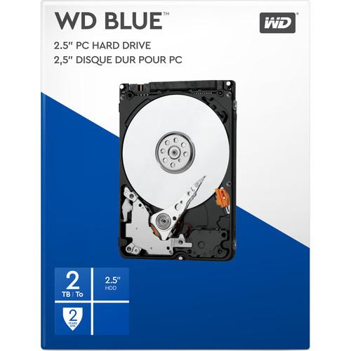 WD 2TB Laptop Mainstream 5400 rpm 2.5" SATA III Internal HDD Retail Kit