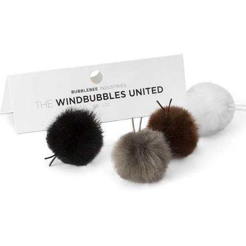 Bubblebee Industries Windbubbles United Furry Windbubbles for Lav Mics 3 to 4mm