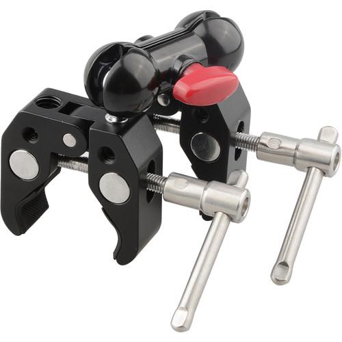 CAMVATE Articulating Magic Arm with 360° Swivel Ball Head & Two Super Clamps