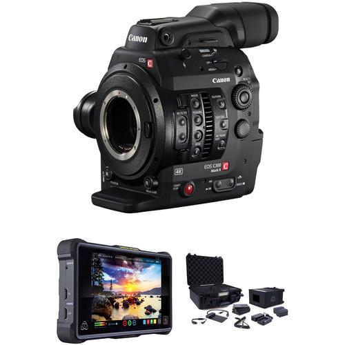 Canon C300 Mark II ProRes RAW Atomos Kit with Accessories, Canon, C300, Mark, II, ProRes, RAW, Atomos, Kit, with, Accessories