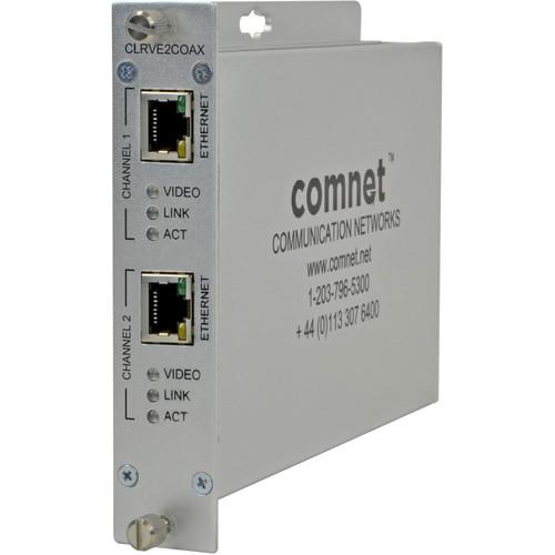 COMNET ComFit Dual Channel Analog and IP Video Over Coax Receiver