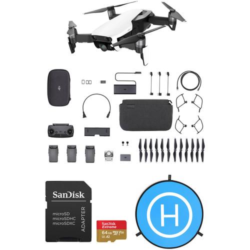DJI Mavic Air Fly More Drone with 64GB Card & Landing Pad Kit
