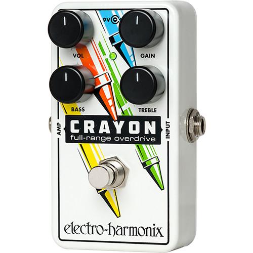 Electro-Harmonix Crayon 76 Full-Range Overdrive Pedal with Bass and Treble Controls