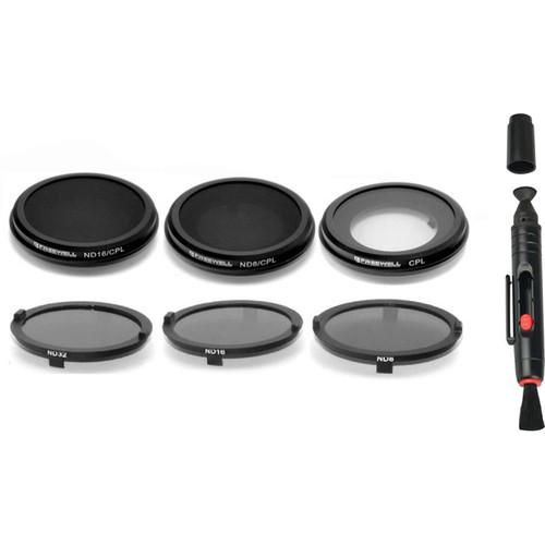 Freewell ND CPL 6-Filter Kit for YUNEEC CGO3 & CGO3 Gimbal Cameras