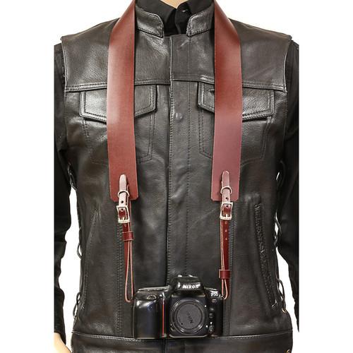 Funk Plus 1.75" Wide Leather Camera Strap with 0.5" Buckle