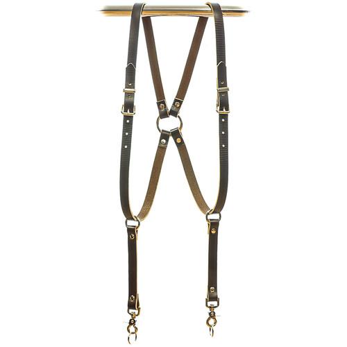 Funk Plus Skinny Ring Back Dual-Camera Cowhide Leather Harness