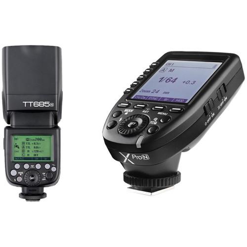 Godox TT685N Thinklite TTL Flash with XProN Trigger Kit for Nikon Cameras