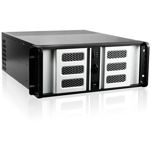 iStarUSA 4U Compact Stylish Rackmount Chassis with 8" Touch Screen LCD