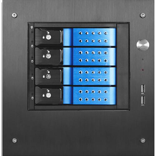 iStarUSA Compact Stylish 4x 3.5" Hotswap Trayless mini-ITX Tower