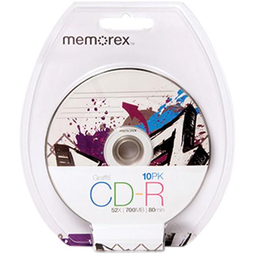 Memorex 700MB 80-minute 52x Graffiti CD-R Disc