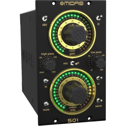 Midas 501 High-Performance 500 Series Microphone Preamplifier